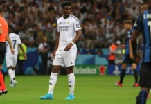 Oceny piłkarzy po spotkaniu Real Madryt – Valencia CF (01.11.2025) Aurelien Tchouameni 1 | Real Madryt 2024