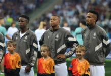 Oficjalnie: wyjściowe jedenastki na spotkanie Rayo Vallecano – Real Madryt (09.11.2025) Eder Militao, Kylian Mbappe i Vinicius | Real Madryt 2024